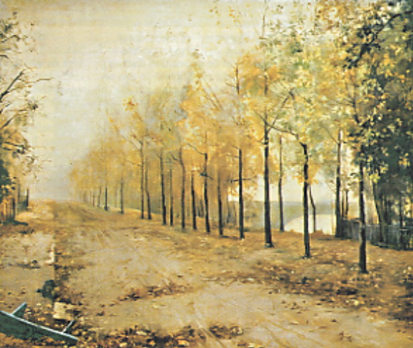 Image -- Maria Bashkirtseva: Autumn (1883).