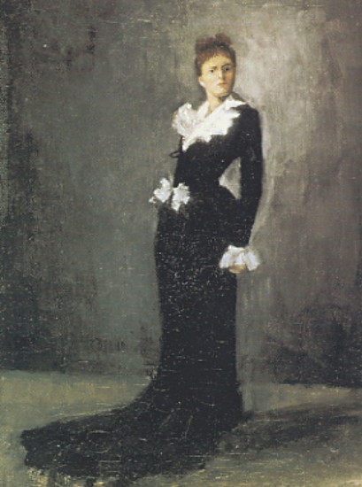 Image -- Maria Bashkirtseva: Self-portrait (1879).