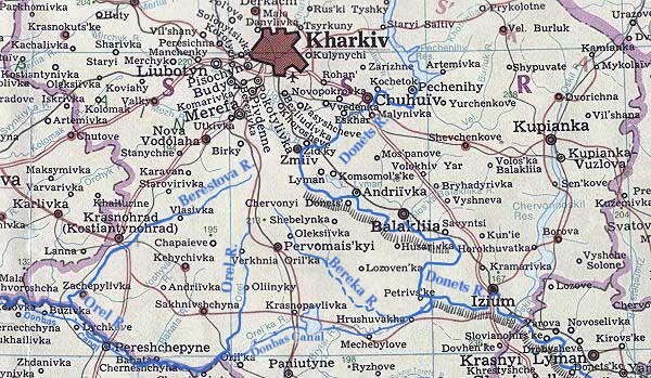 Image -- Map of Bereka and Berestova River