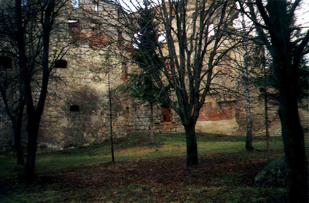 Image - Berezhany castle and the surrounding park.