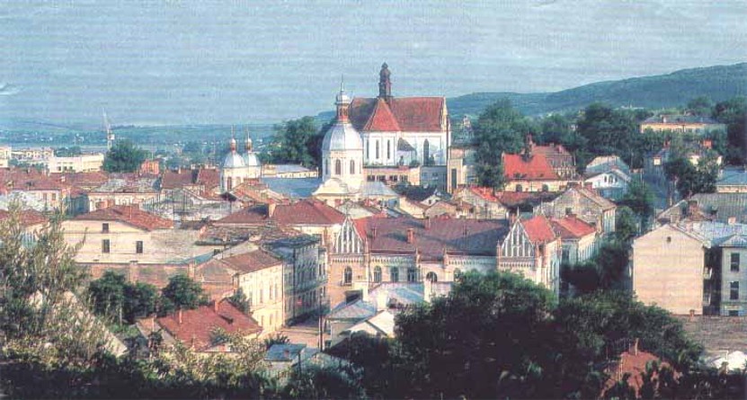 Image - View of Berezhany from the Bernardine Hill.