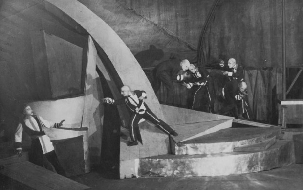 Image - A scene from the Berezil theatre production (1923) of Georg Kaiser, Gas I. 