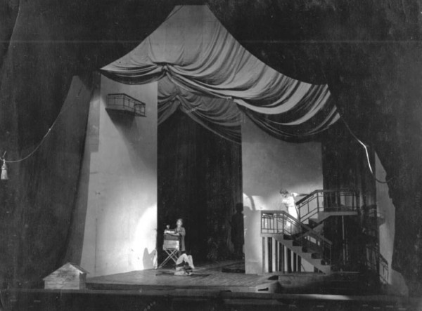 Image - A scene from Les Kurbas production of Mykola Kulishs Maklena Grasa (1933).  