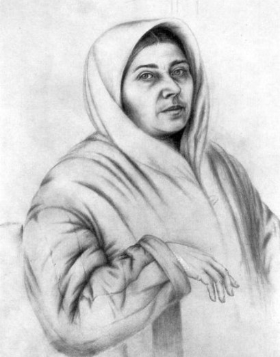 Image - Kateryna Bilokur: Selfportrait (1950).