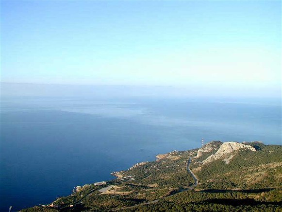 Image -- The Black Sea shore near Yalta.