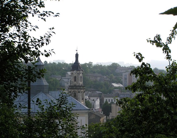 Image - A view of Buchach city centre.