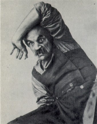 Image -- Amvrosii Buchma as Jimmy Higgins in the Berezil production (1923).