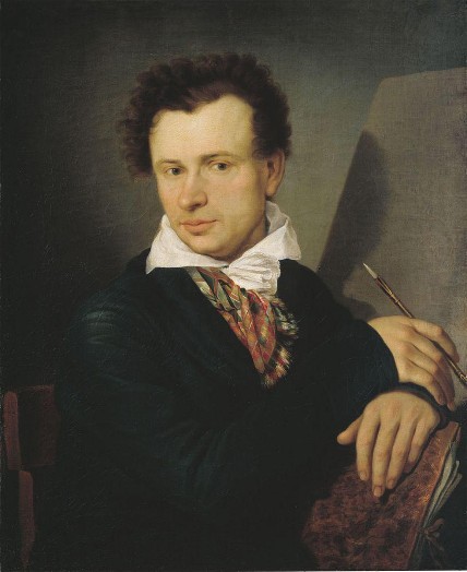 Image -- Ivan Buhaievsky-Blahodarny: Self-Portrait (1814).