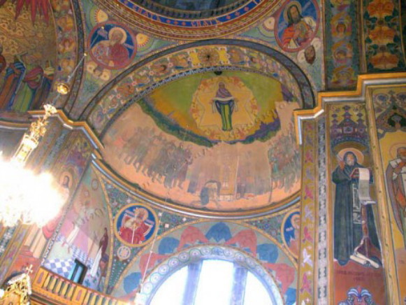 Image -- Yuliian Butsmaniuk: frescos In Church of Christ in Zhovkva.