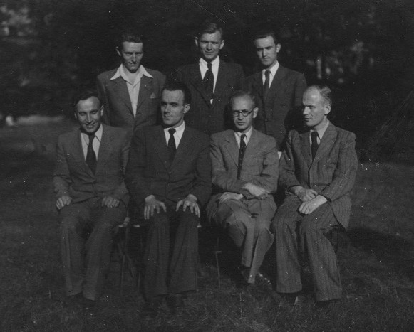 Image -- The executive of the Central Union of Ukrainian Students (Vienna 1946).