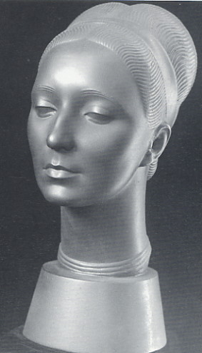 Image - Mykhailo Chereshnovsky: Portrait of Artists Wife (1950).