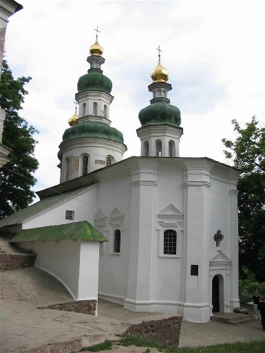 Image - Saint Elijah's Church (late 12th-century) at the Trinity-Saint Elijah's Monastery in Chernihiv.