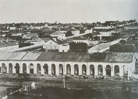 Image -- Chuhuiv: Nykytska Street (1860s photo).