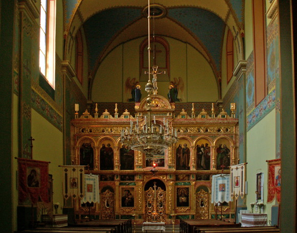 Image -- Cracow: Saint Norbert Greek Catholic Church (iconostasis).