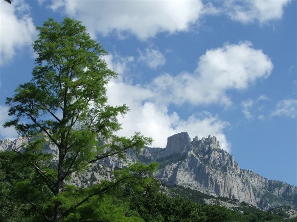 Image - The Crimean Mountains near Alupka.