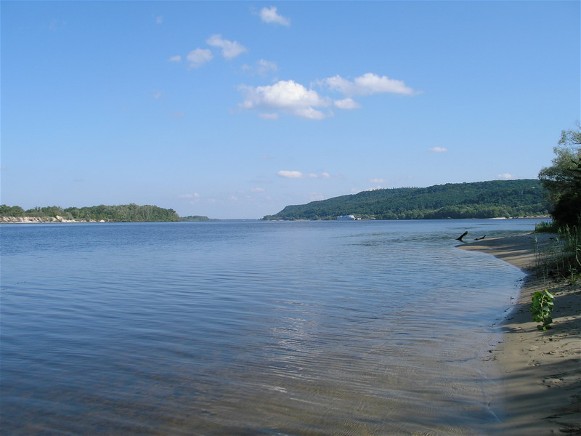 Image - The Dnipro River in the vicinity of Kaniv.