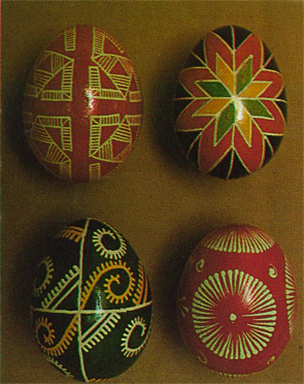 Image - Ukrainian Easter eggs (from left to right, top then bottom): Polisia, Kholm region, Podlachia, Lemko region.