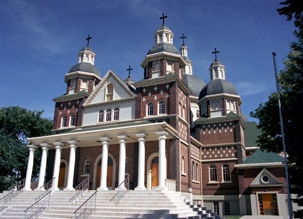 Image -- Saint Josaphat Ukrainian Catholic Cathedral in Edmonton, Alberta (built in 1904).