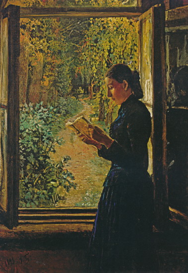 Image - Mykola Ge: Portrait of Nataliia Petrunkevych (1893).