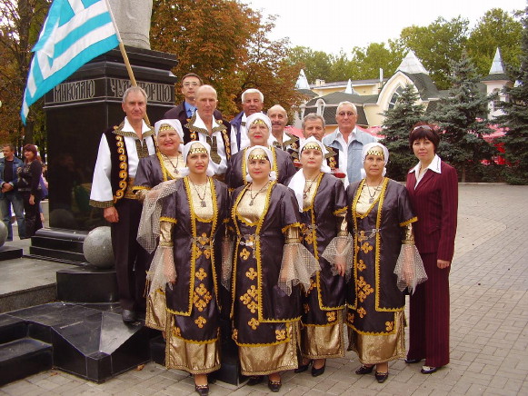 Image -- Greeks in Mariupol, Donetsk oblast.