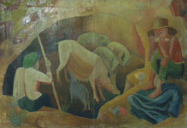 Image - Kyrylo Hvozdyk: Shepherds (1927).