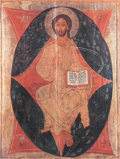 Image -- Icon: Christ in Majesty (early 16th century, Malniv, Galicia).