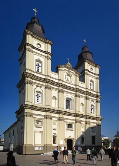 Image - The Ukrainian Catholic Resurrection Cathedral in Ivano-Frankivsk.
