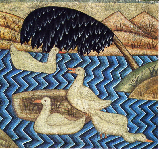 Image -- Mykola Kasperovych: The Ducks (1920s).