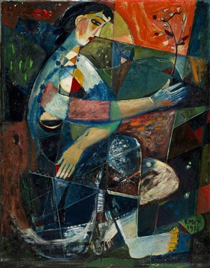 Image -- Mykhailo Kmit: Silence (1955).