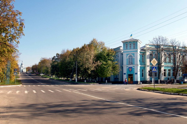Image -- Kobeliaky: town center.