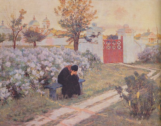 Image -- Kyriak Kostandi: Lilacs (1902).