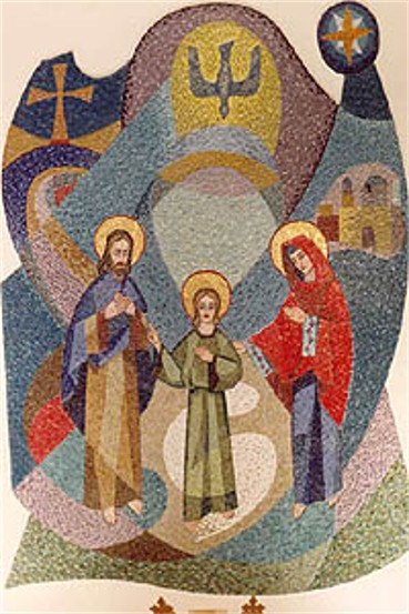 Image - A church mosaic by Roman Kowal.