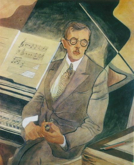 Image -- Anatol Petrytsky: Portrait of Pylyp Kozytsky (1931)