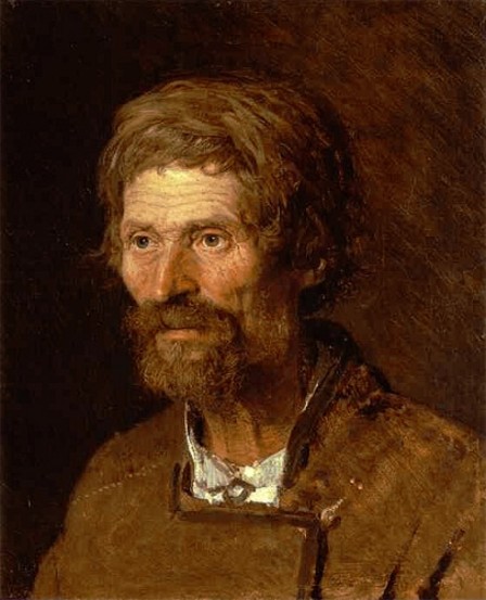 Image - Ivan Kramskoi: An Old Ukrainian Peasant.