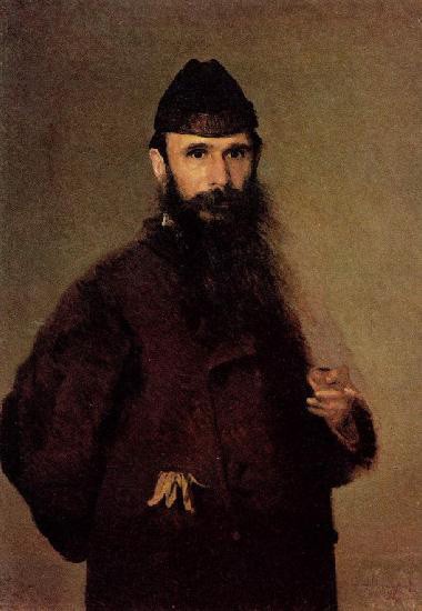 Image - Ivan Kramskoi: Portrait of Oleksander Lytovchenko (1878).