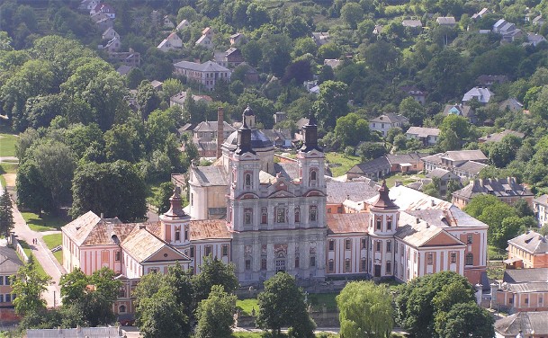 Image -- The Jesuit building complex (built in 1731-43) which housed the Kremianets Lyceum.