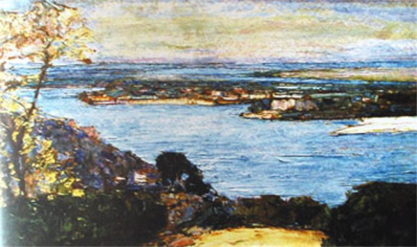 Image - Vasyl H. Krychevsky: The Trukhaniv Island (1943).