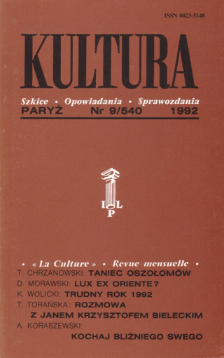 Image - Kultura, no. 9, 1992.