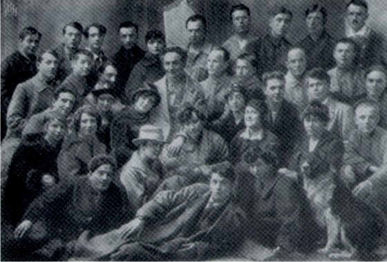 Image -- Kyidramte actors in Uman (1921).