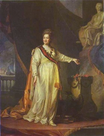 Image - Dmytro H. Levytsky: Portrait of Catherine II (1783).
