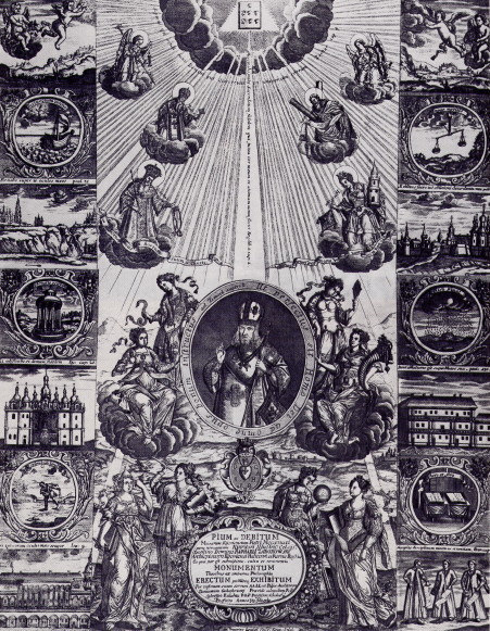 Image - Hryhorii K. Levytsky: Thesis in Honour of Rafail Zaborovsky (1739).