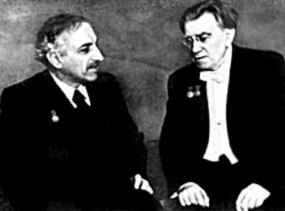 Image - Borys Liatoshynsky and Reinhold Glière.