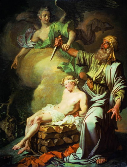 Image - Antin Losenko: Abraham's Sacrifice (1765).
