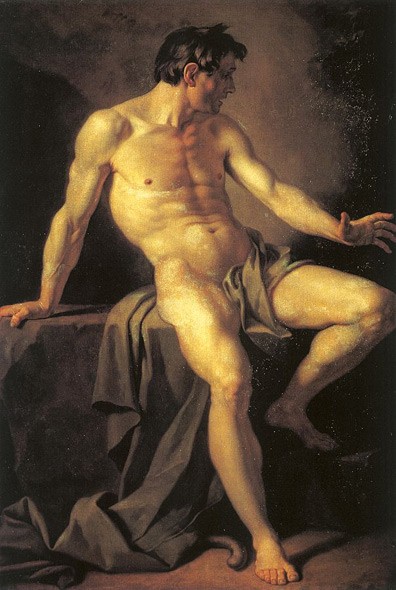 Image -- Antin Losenko: Cain (1768).