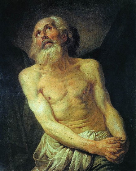 Image -- Antin Losenko: Holy Apostle Andrew (1764).