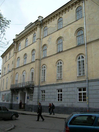 Image - The former People's Home in Lviv (today: District Officers' Building).
