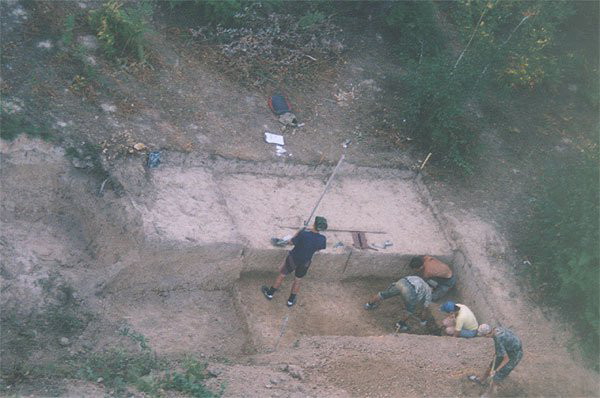 Image - Malyi Rakovets archeological site (excavations).