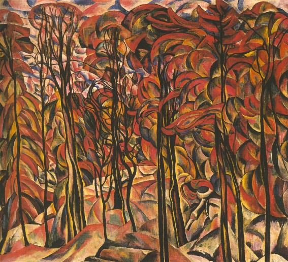 Image -- Abram Manevich: Autumn in the Park_(1925).