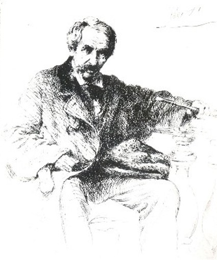Image -- A portrait of Mykola Markevych by Lev Zhemchuzhnikov.