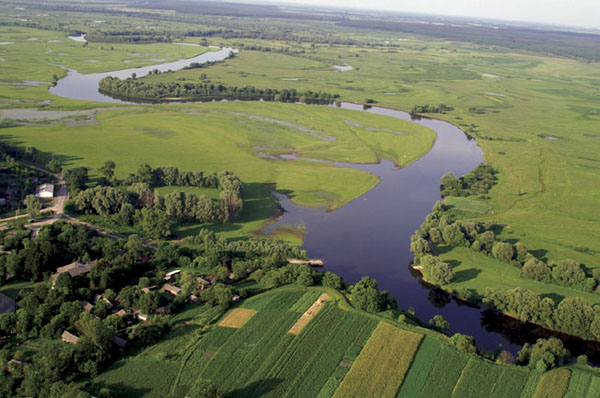 Image - The Desna River near Mizyn, Chernihiv oblast.